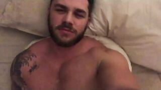 Beautiful tattooed stud stroking his long dick cam video