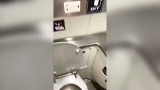 Leaked video of Manu Rios jerking in a plane bathroom  Gay porn videos