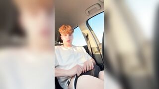 Valentin Mehinagic (Valsplace) jerks off in the car  Gay porn videos