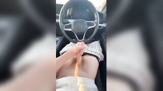 Valentin Mehinagic (Valsplace) jerks off in the car  Gay porn videos