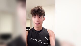 Gag on my ball sack  Luca Ambrose  Gay porn videos