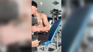 Whats your next move if you see me shirtless at the gym  Luca Ambrose  Gay porn videos