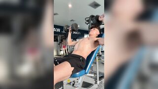 Whats your next move if you see me shirtless at the gym  Luca Ambrose  Gay porn videos