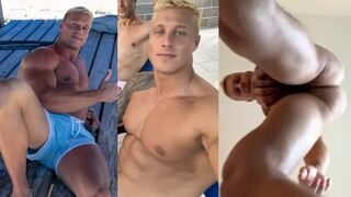 Nathan Webb shows us his ass from above  Gay porn videos