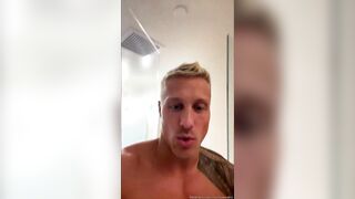 Nathan Webb shows us his ass from above  Gay porn videos