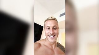 Nathan Webb shows us his ass from above  Gay porn videos