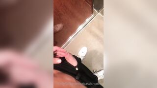 Sebastian Cox shoots a load through his pants handsfree  Gay porn videos