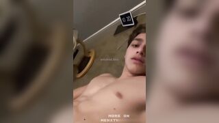 A clip of Braden Sherota fingering himself and shooting a load  Gay porn videos