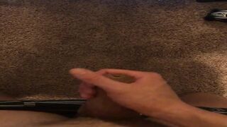 Twink jerks off on the bedroom floor  Gay porn videos