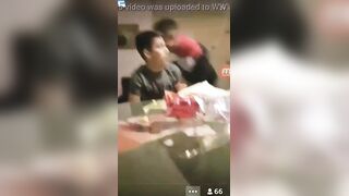 Drunk guys measure eachother's cocks  Gay porn videos